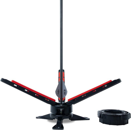 Bohning Fletching Jig - Complete Cauldron Design for Precision Arrow Building | Black Finish