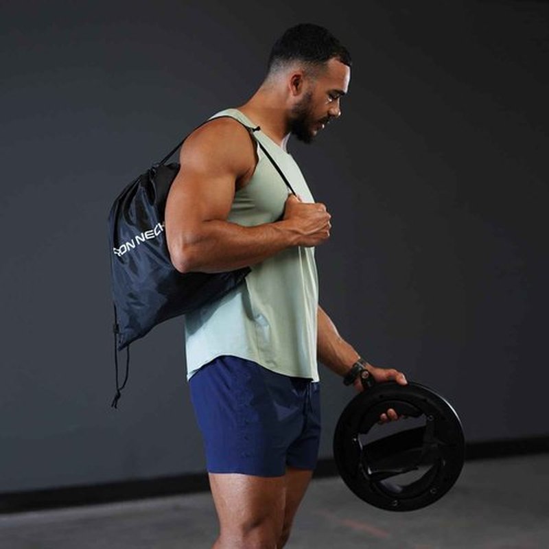 Iron Neck Resistance Band, Durable Exercise Band with Steel Carabiners for Neck Training, Strength Workouts, Stretching, and Rehab (Strength Kit)