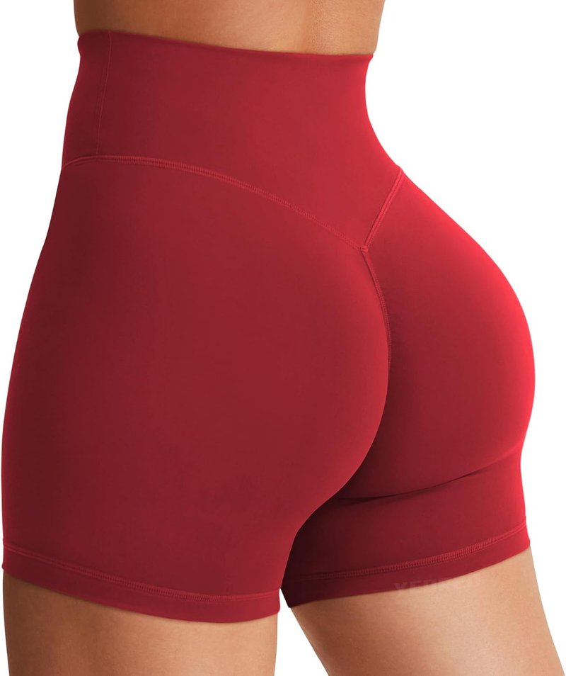 YEOREO Women's High Waist Biker Shorts - SoftHue Tummy Control Yoga & Workout Shorts | 3.6"/4.5"/6" Sizes