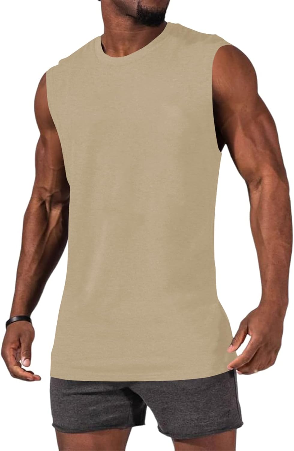 Men's Gym Workout Sleeveless Tank Tops | Casual Muscle Cut-Off Shirts for Fitness
