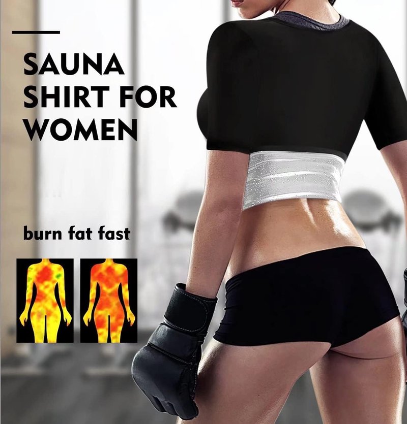Women's Sauna Shirt - Weight Loss Sweat Vest & Waist Trainer | Zippered Body Shaper