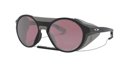 Oakley OO9440 CLIFDEN Round Sunglasses, Black/Prizm Snow Black Iridium, 56 mm