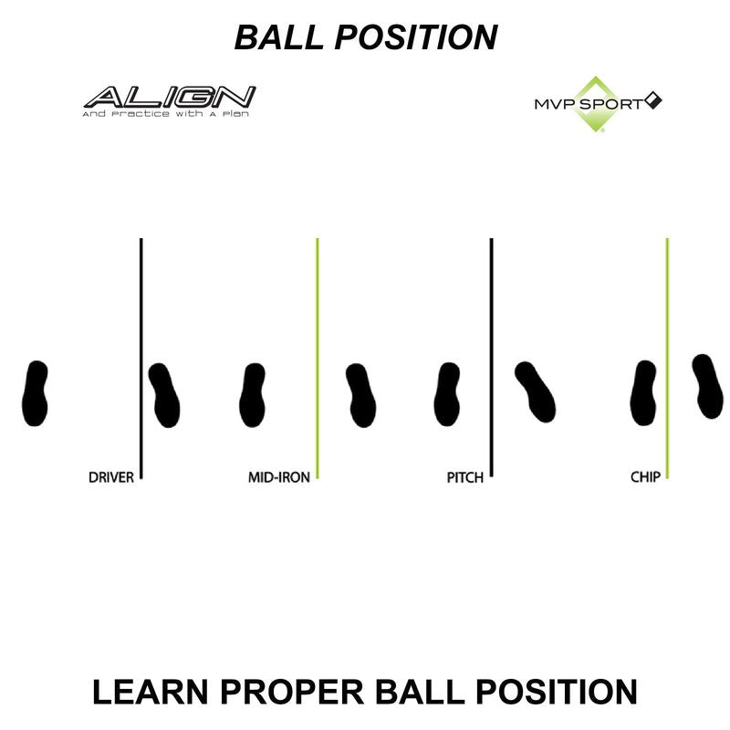 MVP Sport Golf Alignment Rods (MorodZ) Training Aid 2-Pack (White)