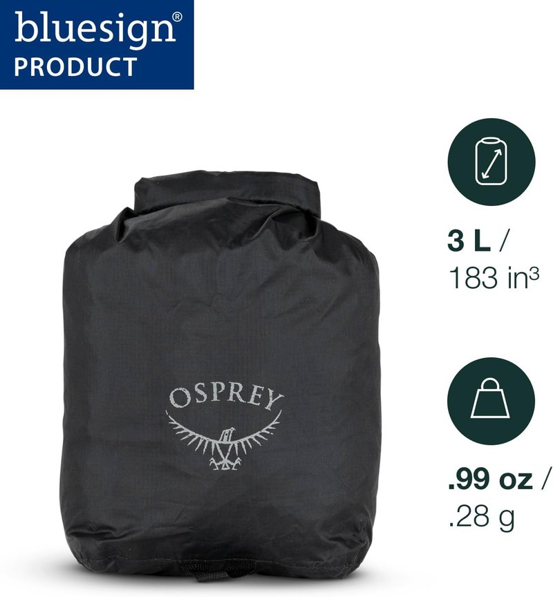 Osprey Ultralight Waterproof Dry Sack - Lightweight, Durable Storage for Hiking & Camping