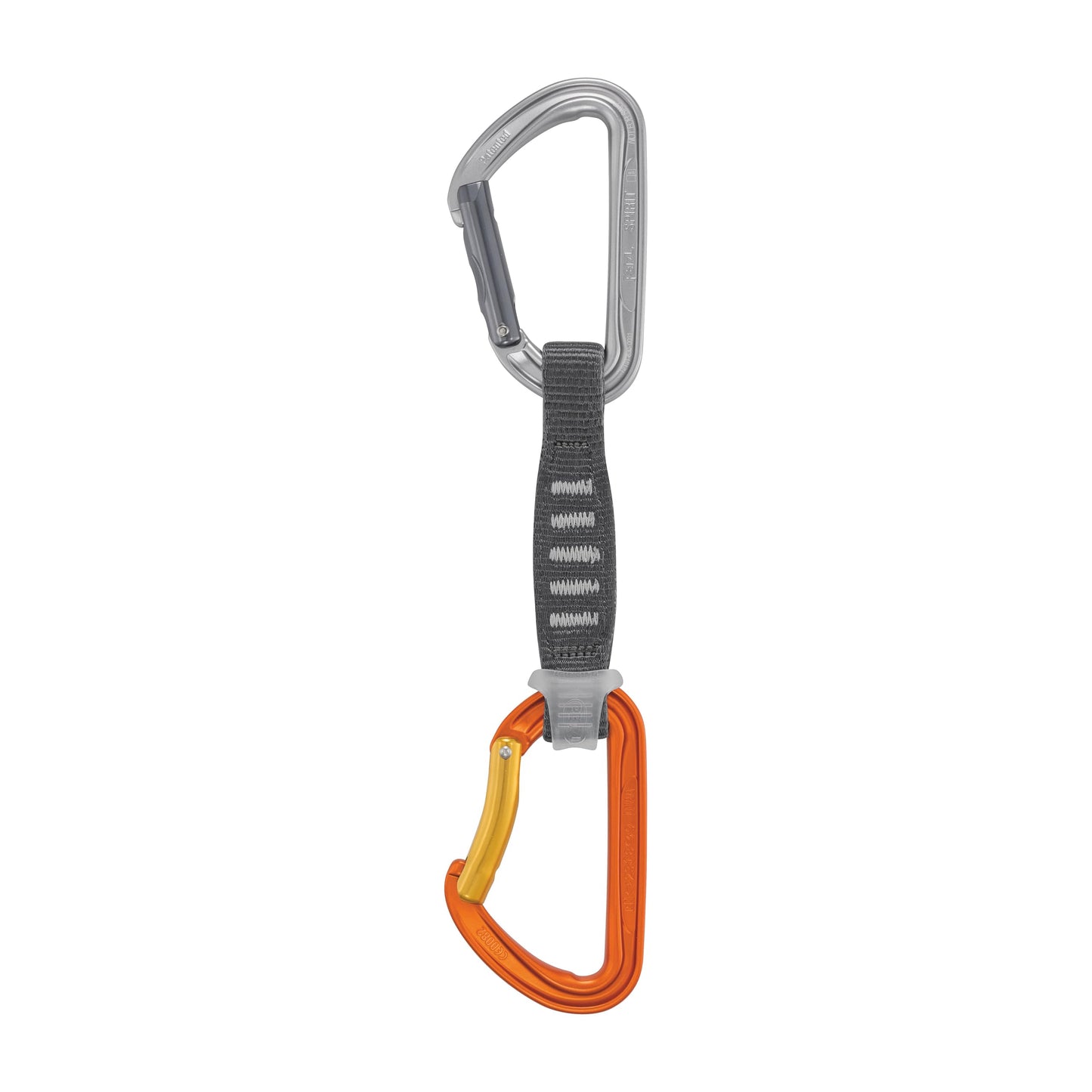 Petzl Spirit Express Quickdraw - Durable, Lightweight Quickdraw for Sport Climbing - One Color - 12 cm