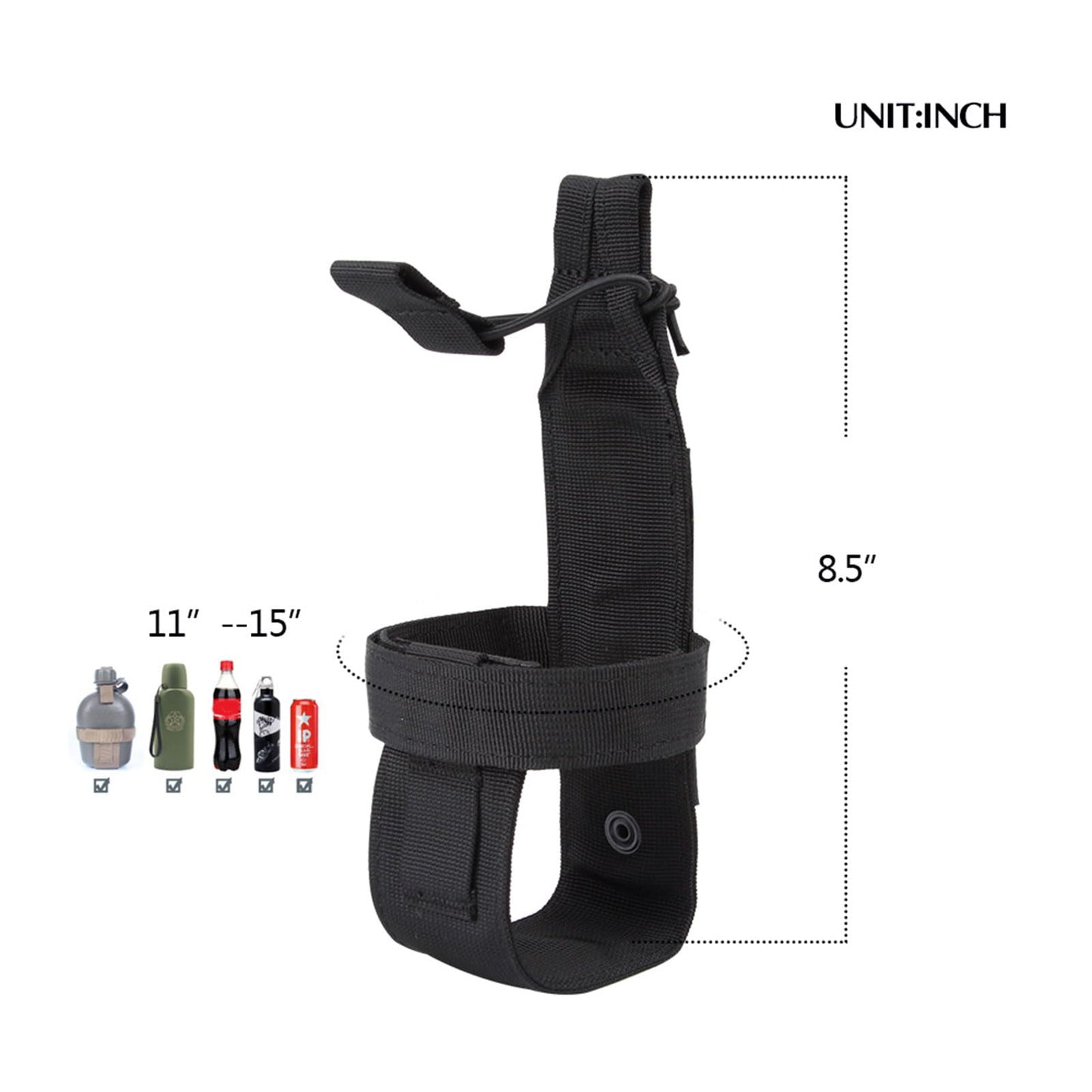 EXCELLENT ELITE SPANKER Tactical Military Portable Belt Bottle Holder Pouch