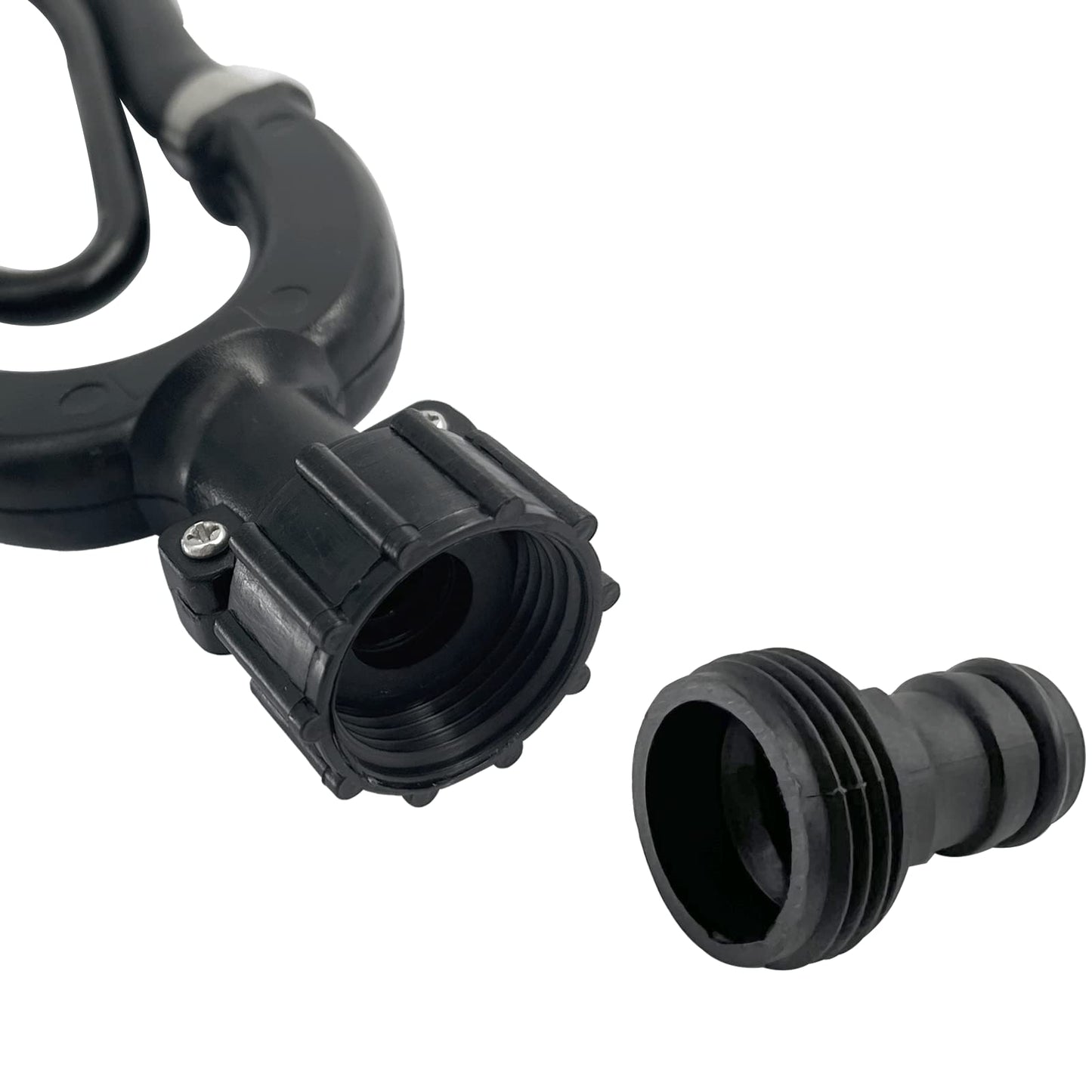 ISURE MARINE Universal Rectangular Dual Water Feed Outboard Motor Water Flusher Boat Ear Muff Engine Flusher for Marine Boat