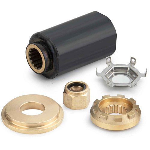 Qiclear 14.25 x 21 Pitch | 48-832832A45 (Upgrade Rubber Hub Kits Included) OEM Aluminum Outboard Propeller fit Mercury/Mariner 135-300HP,Mercruiser Sterndruves, Alpha,Bravo One, 15 Spline Tooth, Rh