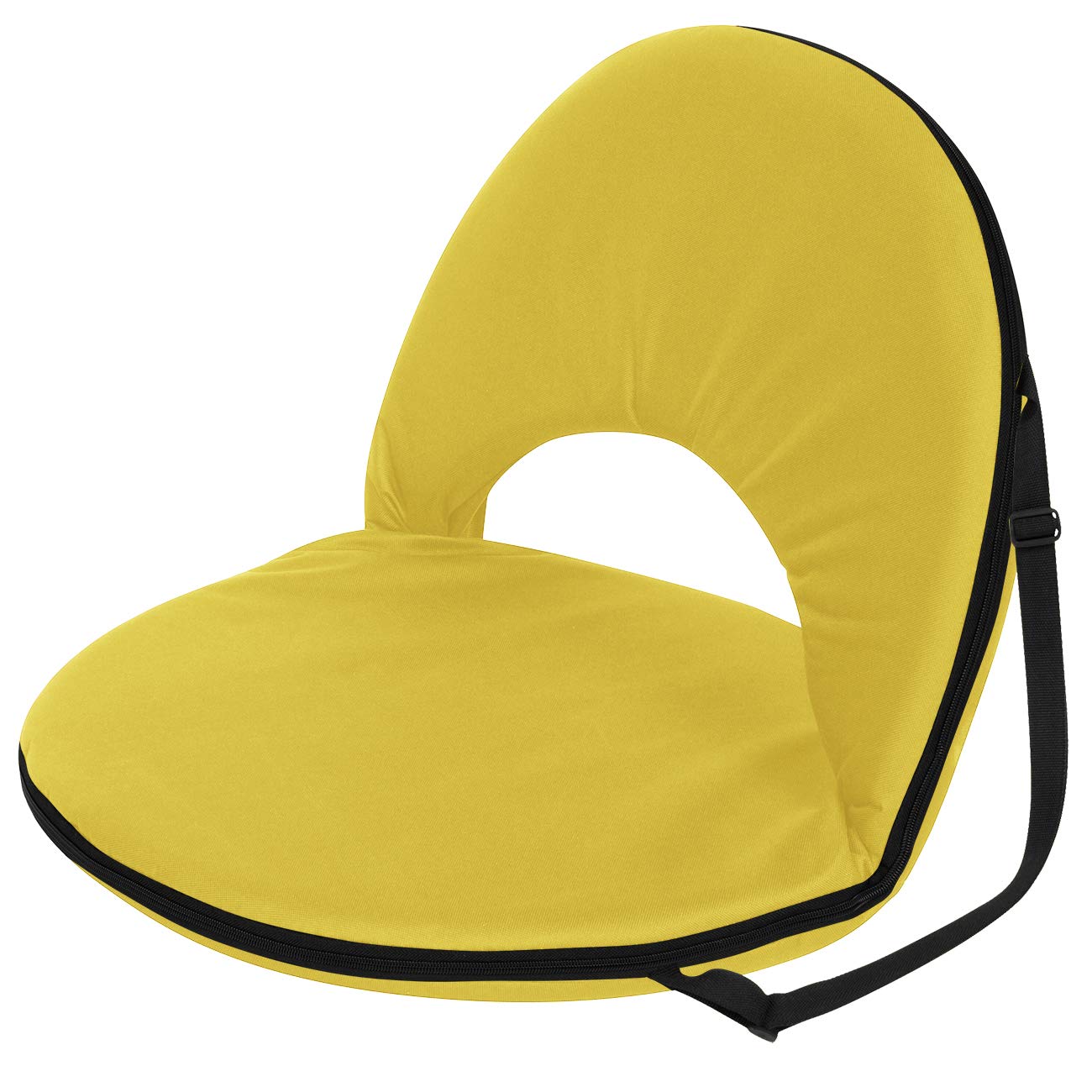 Trademark Innovations Portable Multiuse Folding Seat, Yellow