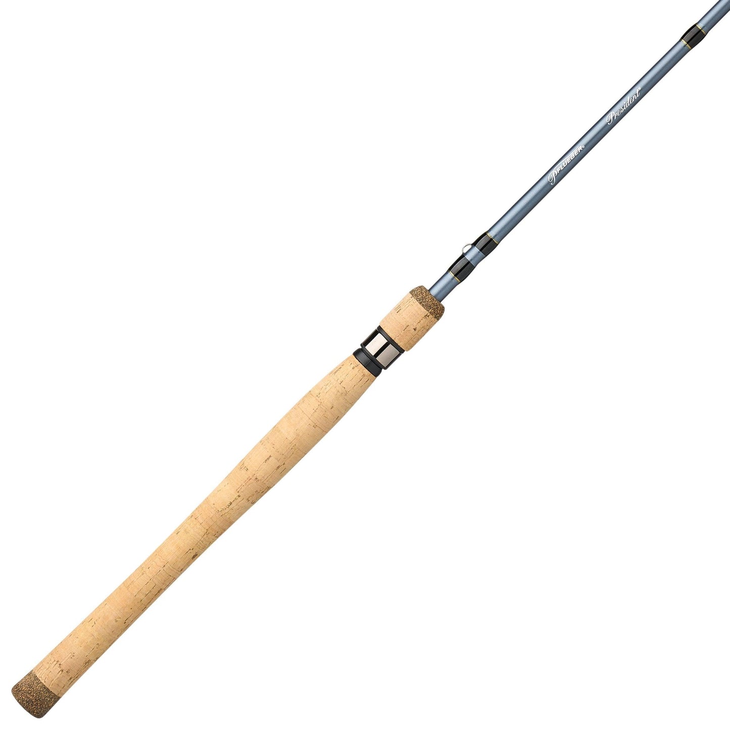 Pflueger 7' President Spinning Rod, 1 Piece Fishing Rod, Medium Rod Power, 6-12 lb Line Rating, Lure Rating 1/8-1/2 oz
