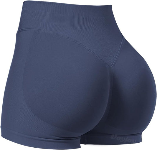 Women’s Workout Impact Shorts - Scrunch Butt Lifting Seamless Biker Shorts | 2.5" - 6" Sizes
