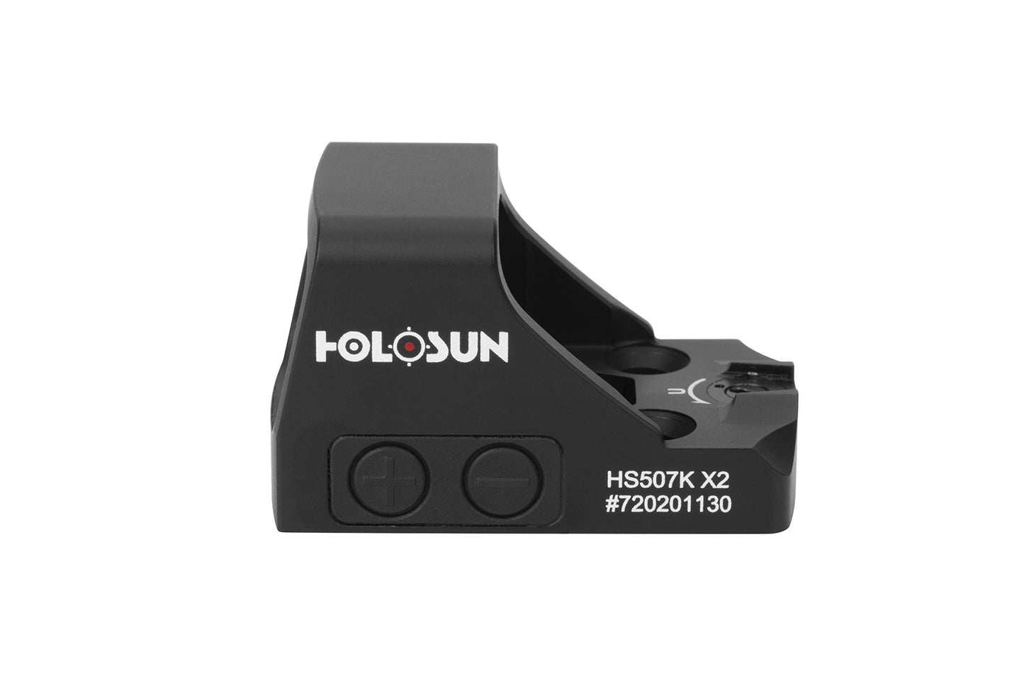 HOLOSUN HS507K X2 Multi-Reticle Red 2 MOA Dot & 32 MOA Circle Open Reflex Pistol Sight - Durable Shake-Awake Parallax-Free Aluminum Sight for Subcompact Handguns