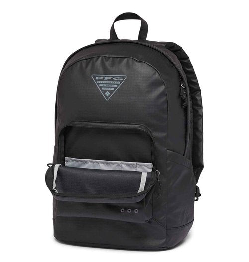 Columbia Unisex PFG PHG Zigzag 22L Backpack, Black/PFG Fish Flag, One Size