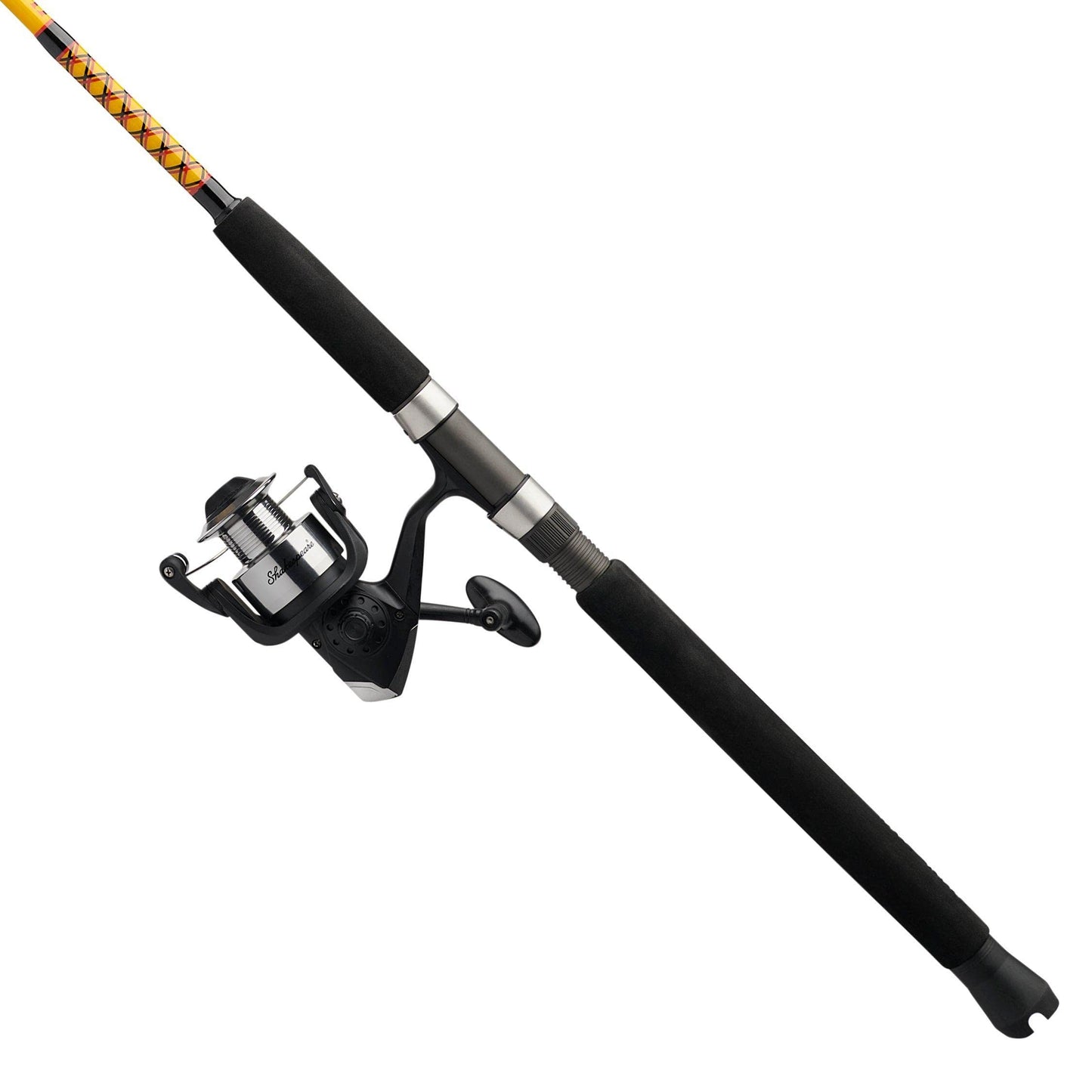 Ugly Stik Bigwater Spinning Reel and Fishing Rod Combo,Black/Red/Yellow