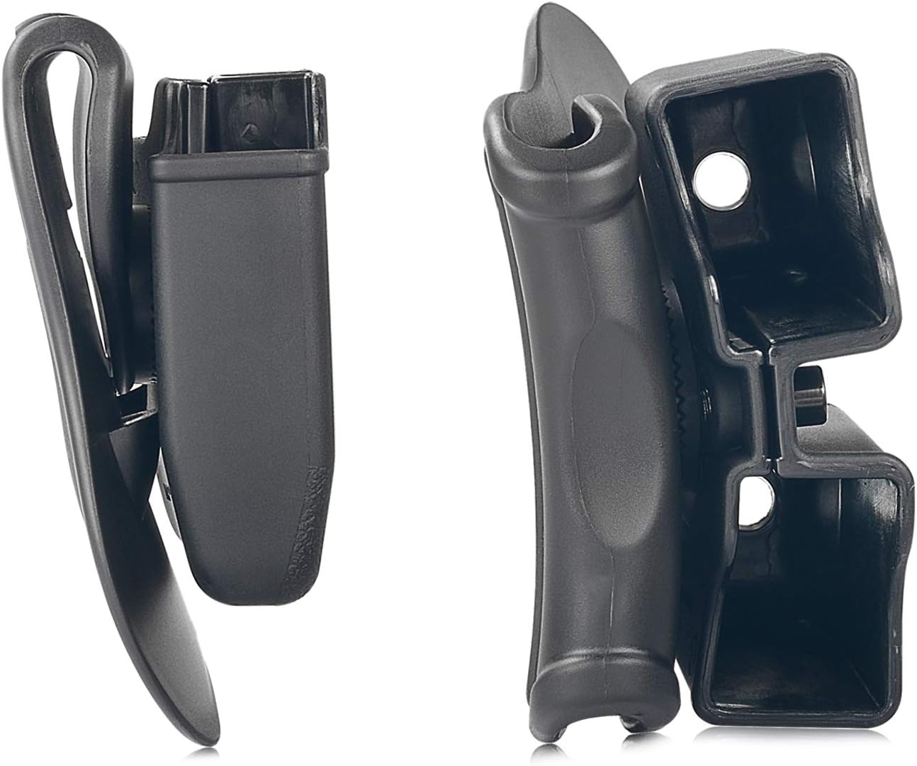 Double Magazine Pouch for Glock 17, 19, 22, 23 | 9mm & .40 Cal Dual Stack Mag Holder - Adjustable Ambidextrous Design | Black