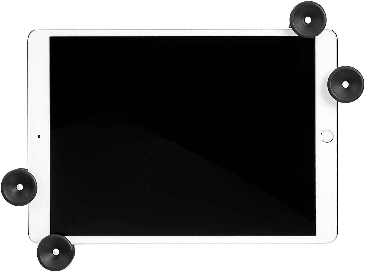 Adjustable Tablet Holder for Music Stand - Secure iPad Holder with 360° Swivel | Fits 7-11" Screens, Black