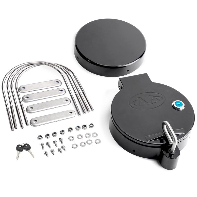 AA Products Universal Conduit Carrier Kit Fit 8" PVC Pipe, No Drilling Required, Black