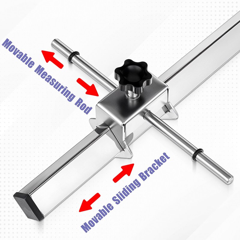 Qulkws Bike Derailleur Hanger Alignment Gauge Tool for 20” to 29” Stainless Steel Bicycle Wheel Repair Maintenance Tool for Mountain Biking Road Cycling Wheels