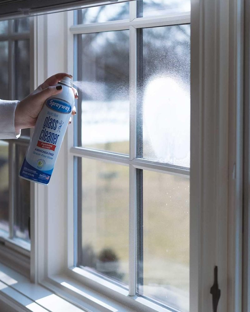 Sprayway Glass Cleaner - Streak-Free Foaming Spray for Home & Auto | 19 oz. (Pack of 12)