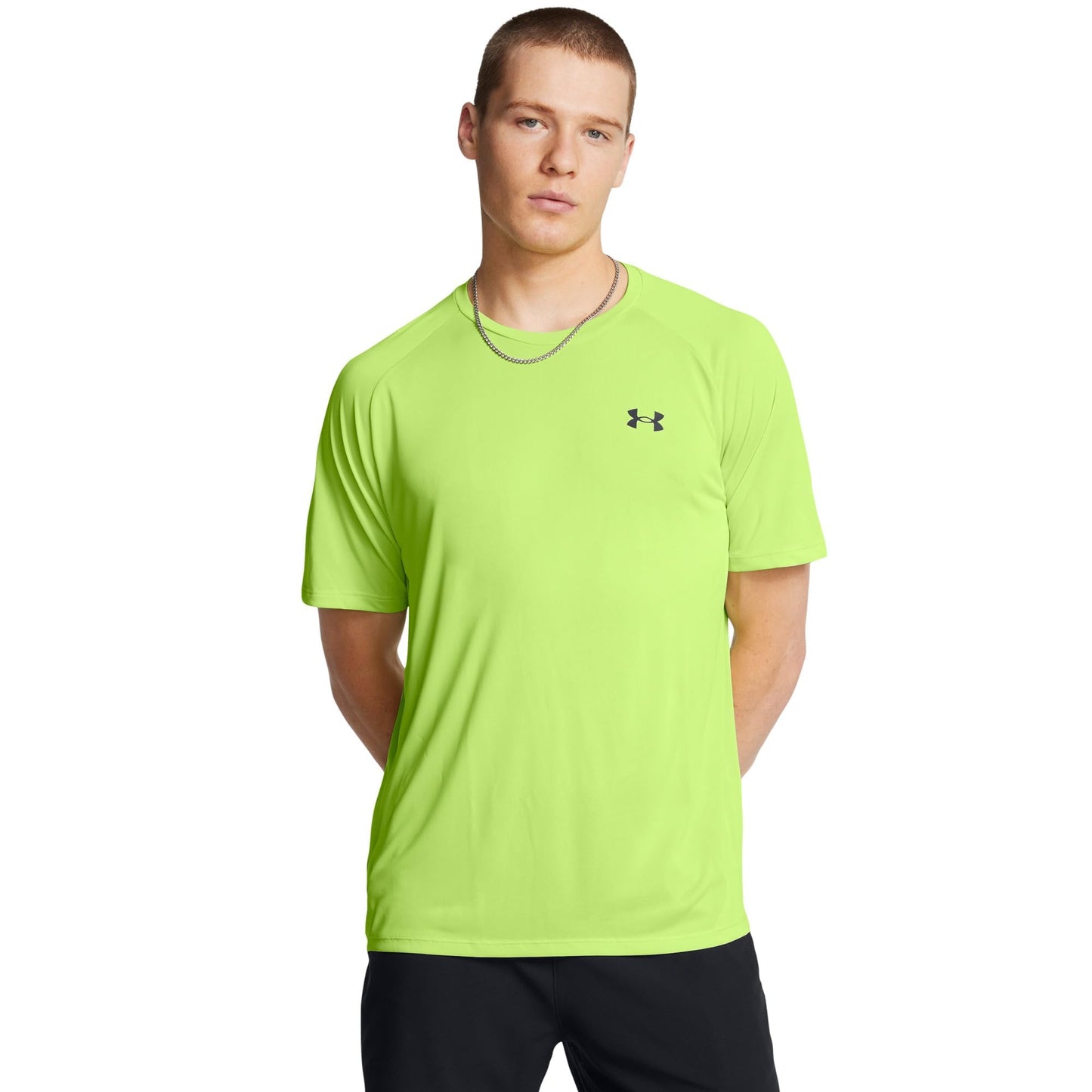 Under Armour Men's Tech 2.0 Short-Sleeve T-Shirt, (304) Morph Green / / Black, Large Tall