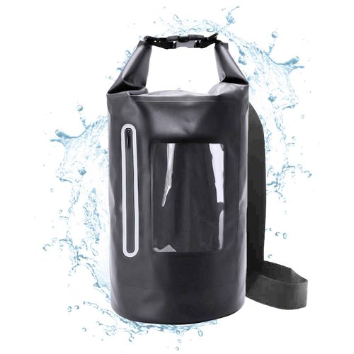 Quctak 15L Faraday Dry Bags, Waterproof Backpack For Electronic Device, Faraday Cage for Signal Blocking, Faraday Key Fob Protector, Anti-Theft Anti-Tracking GPS RFID Waterproof Dry Bag
