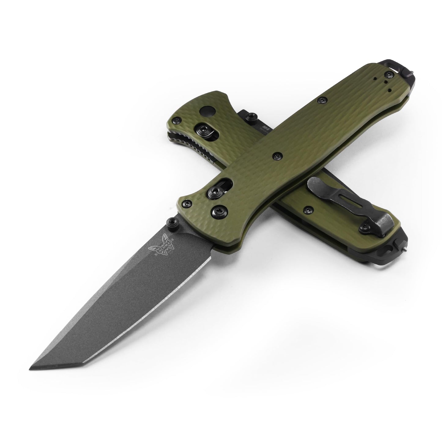 Benchmade - Bailout 537GY EDC Knife with Woodland Green Handle (537GY-1)