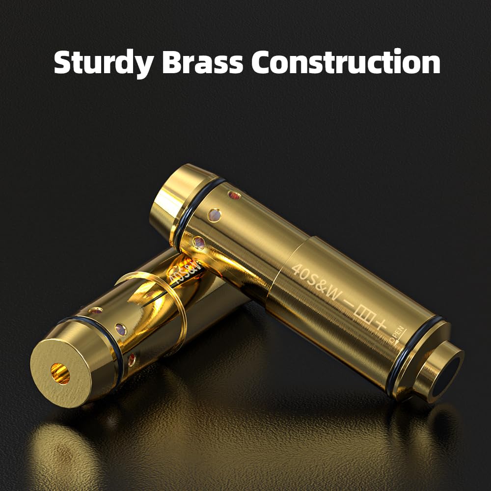 40S&W Dry Fire Training Laser Cartridge Spare O-Rings & Battery Suitable for Improving Shooting Skills