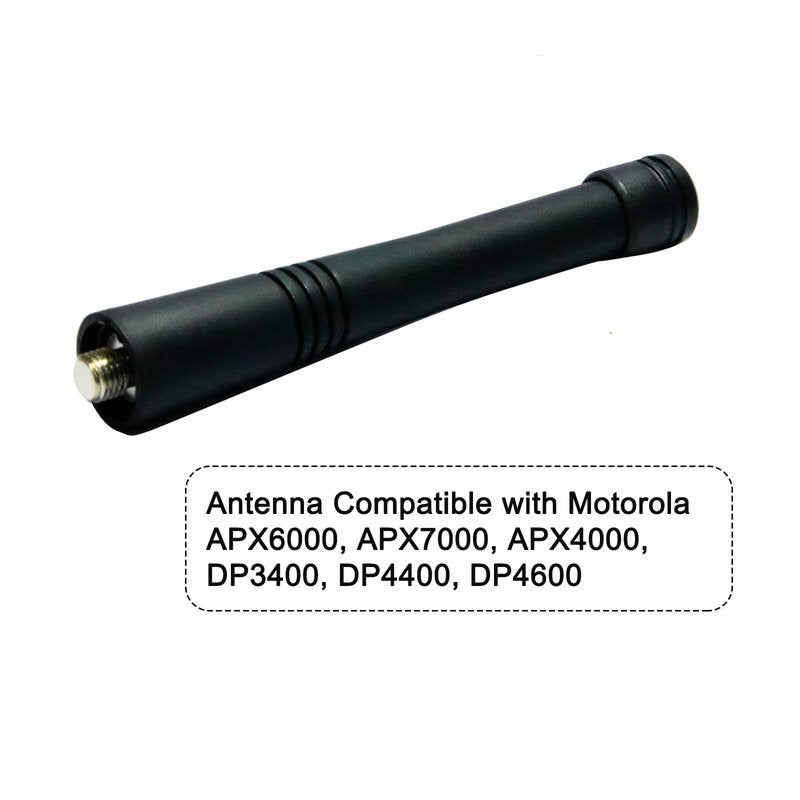Cp200 Radio Antenna Short Compatible with Motorola CP200 CP200D HT1550 HT1250 HT750 HT600 GP300 GP340 GP88S GP380 GP328 CT250 P110 PR400 P1225 Two Way Walkie Talkie (2pack)