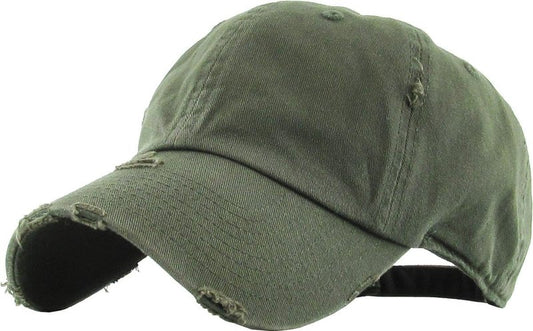 Vintage Washed Distressed Cotton Dad Hat - Adjustable Unisex Baseball Cap | Stylish Trucker Headwear