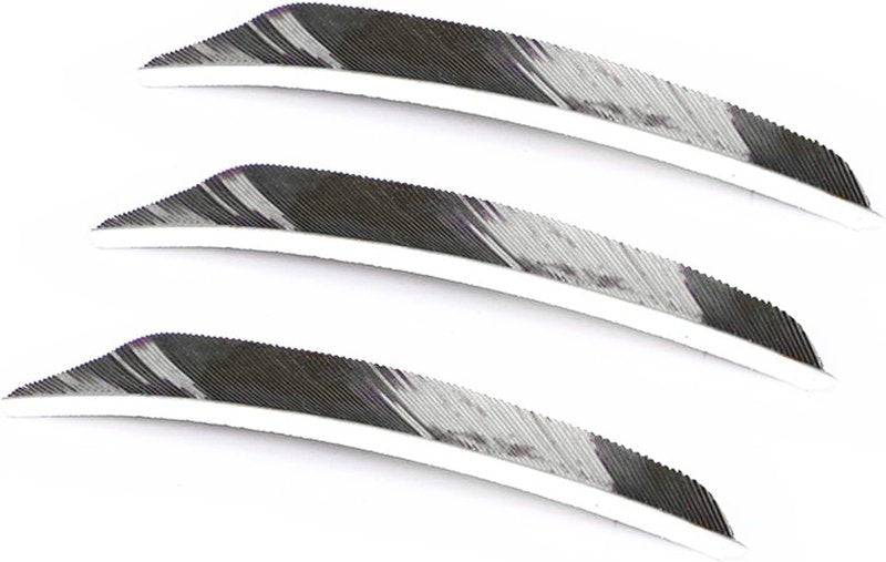 Turkey Feather Fletching - 30pcs 3/4 Inch Right Wing Arrow Feathers for DIY Hunting & Target Shooting