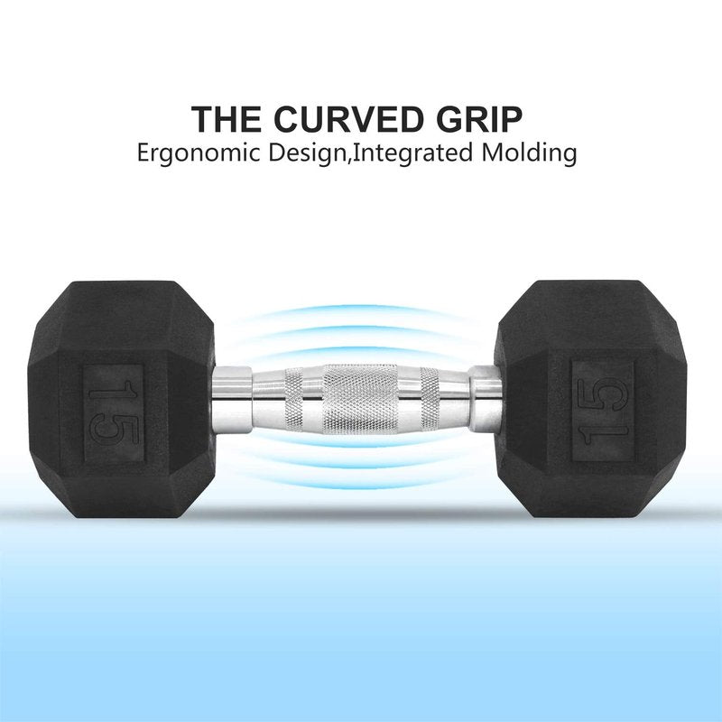 SHAP+ Dumbbell Weight Sets for Strength Training, 15 or 20 Pound Dumbbells Set of 2 for Home Gym, Weights Training and Home Workout. 15~20 lb Dumbbells Weights for Women & Men at Home, 15lb pair