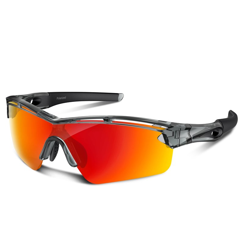 Rosemal Sports Sunglasses Polarized Cycling Sunglasses Running Driving Fishing Hiking for Men Women UV400 TAC TR90