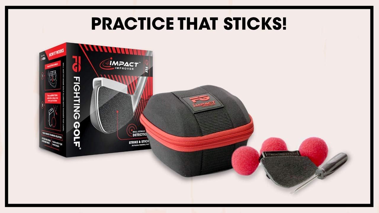 Impact Improver Indoor Training Aid, Great Gift for Your Golf Swing!