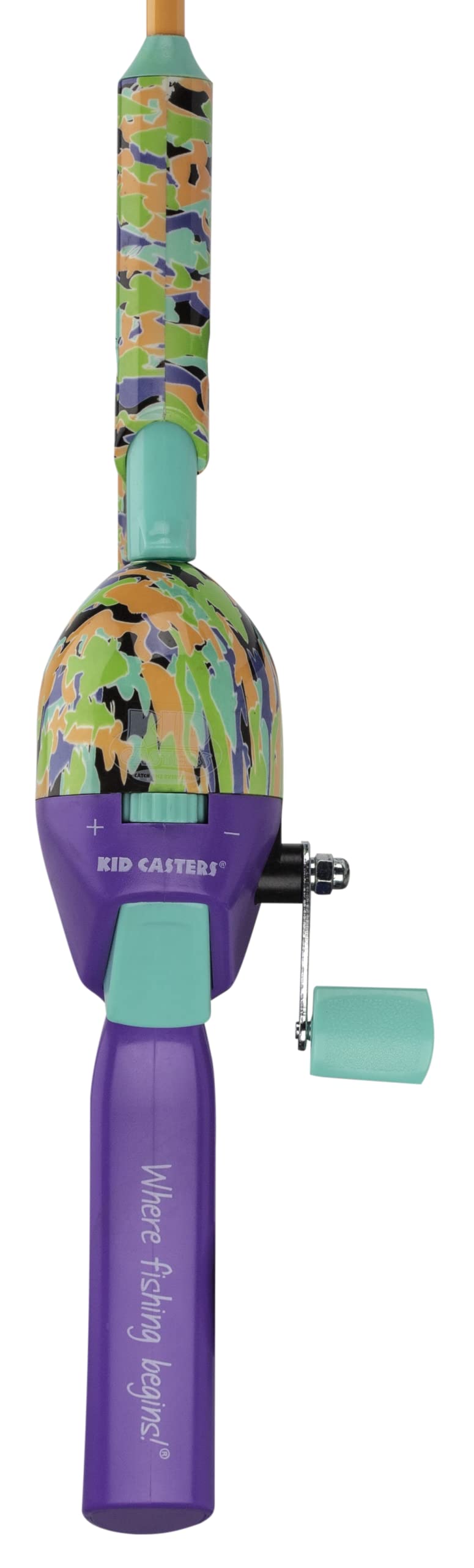Kid Casters Anything Possible Kcsntneon: Neon Tangle-Free Fishing Pole