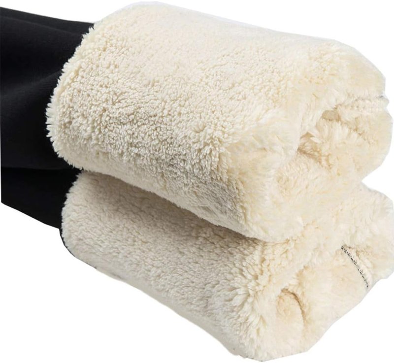 Casual Sherpa Fleece Lined Leggings for Women - Warm High Waisted Thermal Tights | Stretchy Winter Pants