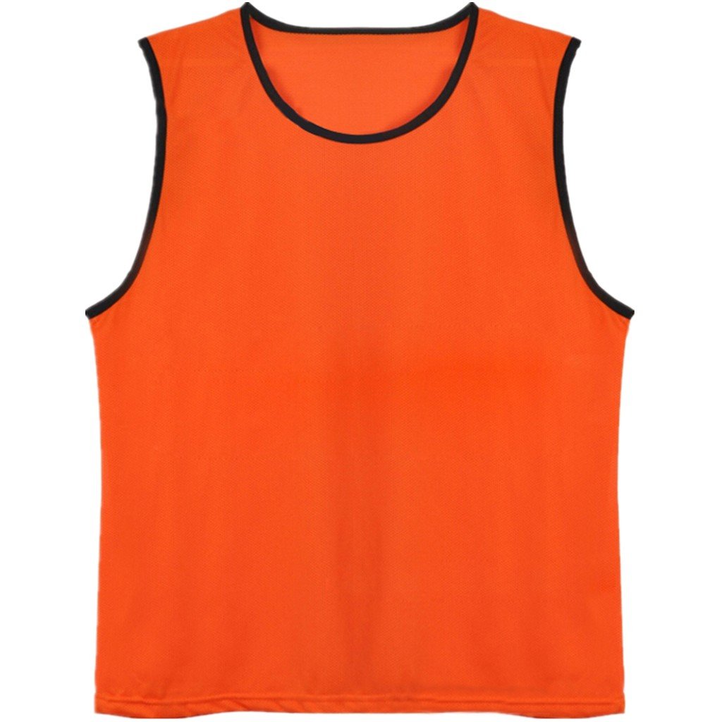DreamHigh DH Soccer Sports Team Practice Pinnies Training Mesh Vests Youth -12 pcs Pack- Neon Green