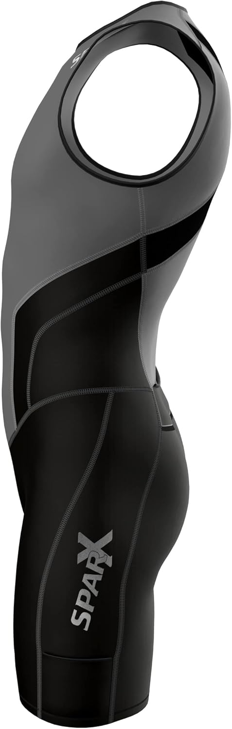 Sparx Men's Triathlon Suit - High-Performance Cycling & Running Skin Suit | Lightweight & Breathable