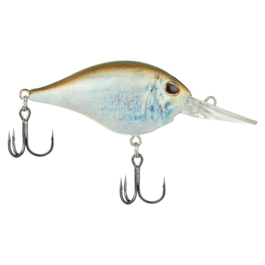 Berkley Dime Freshwater Fishing Lure, HD Blueback Herring, 1/2oz, Authentic Balsa-Like Action, Equipped with Sharp Fusion19 Hook, Ideal for Bass Fishing