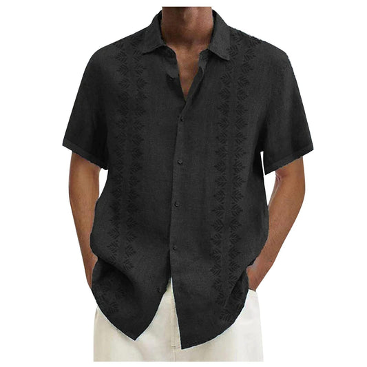 Generic 50 Dollar Men White Hawaiian Shirts Short Sleeve Mens Plus Size Graphic t-Shirts 5XL - 6XL Mens Beach t Shirts Short Sleeve Mens Short Sleeve Button Down Shirts Wrinkle Free Cotton, 21-black