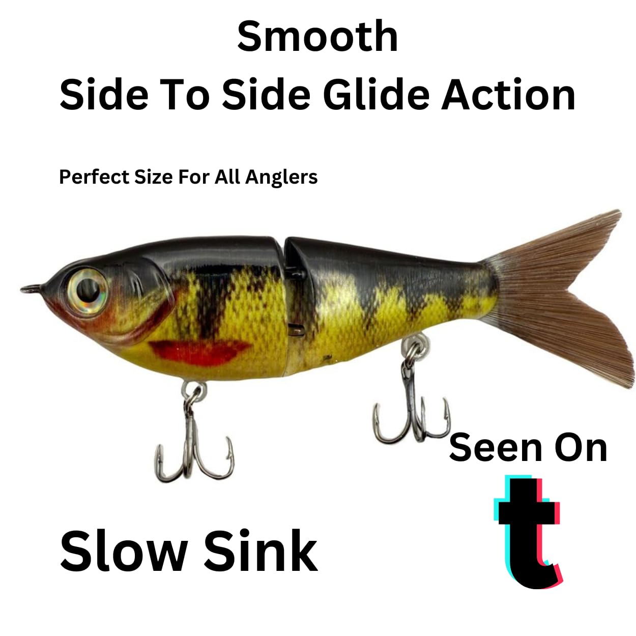 PBFish Glide Bait MINI (Yellow Perch)