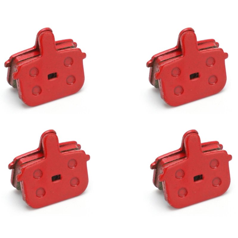 8PCS Bike Disc Brake Pads, Electric Bike Brake Pads Semi Metal Smooth Braking Low Noise Replacement for Mountain Electric Scooters