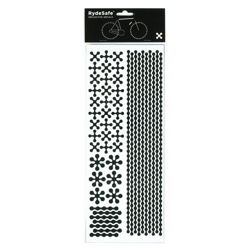 RydeSafe Reflective Decals - Modular Kit - Jumbo (Black)