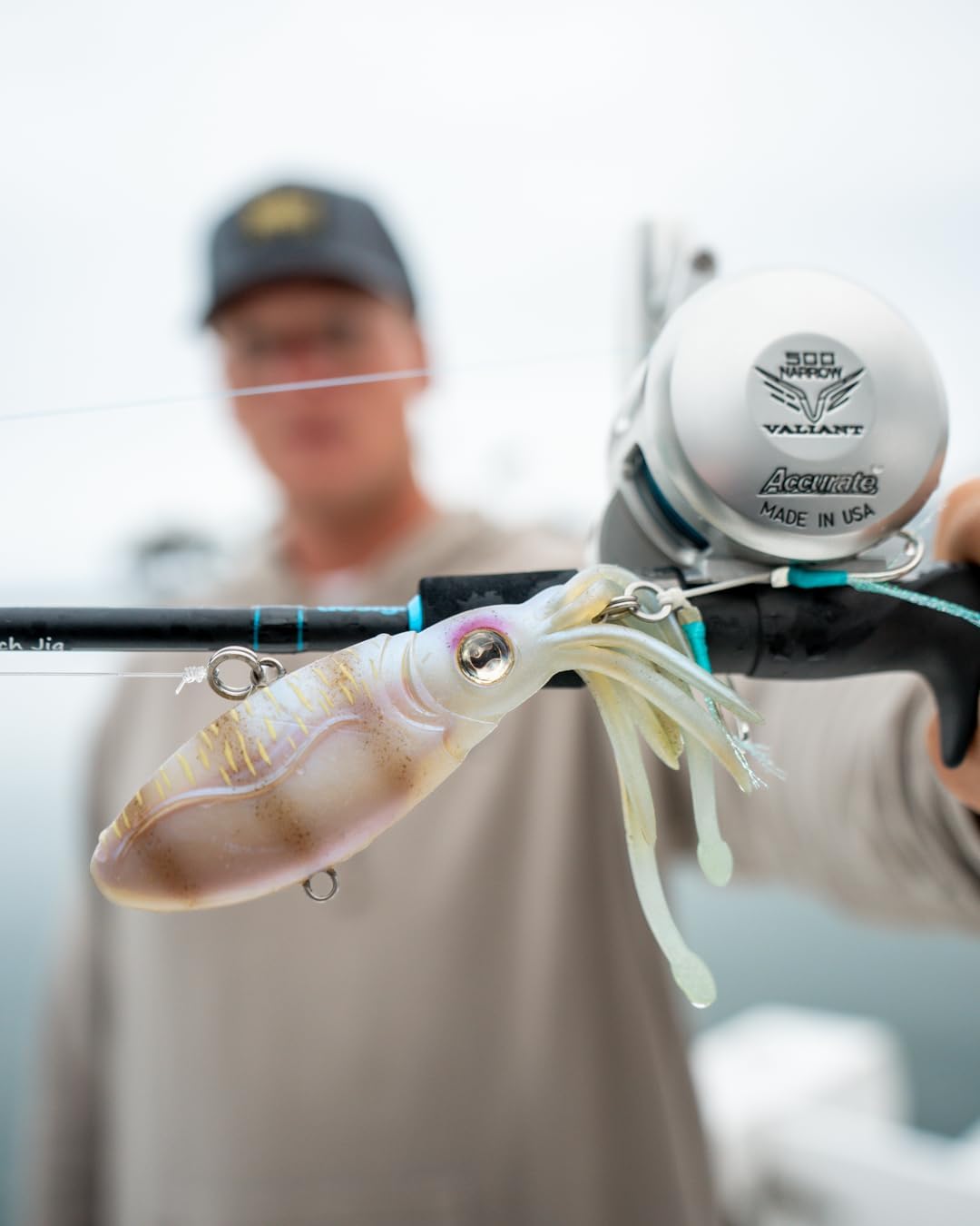 Nomad Design Squidtrex Vibrating Fishing Lure - TPE Soft Plastic Bait for Saltwater Fishing | Strong BKK Assist Hooks