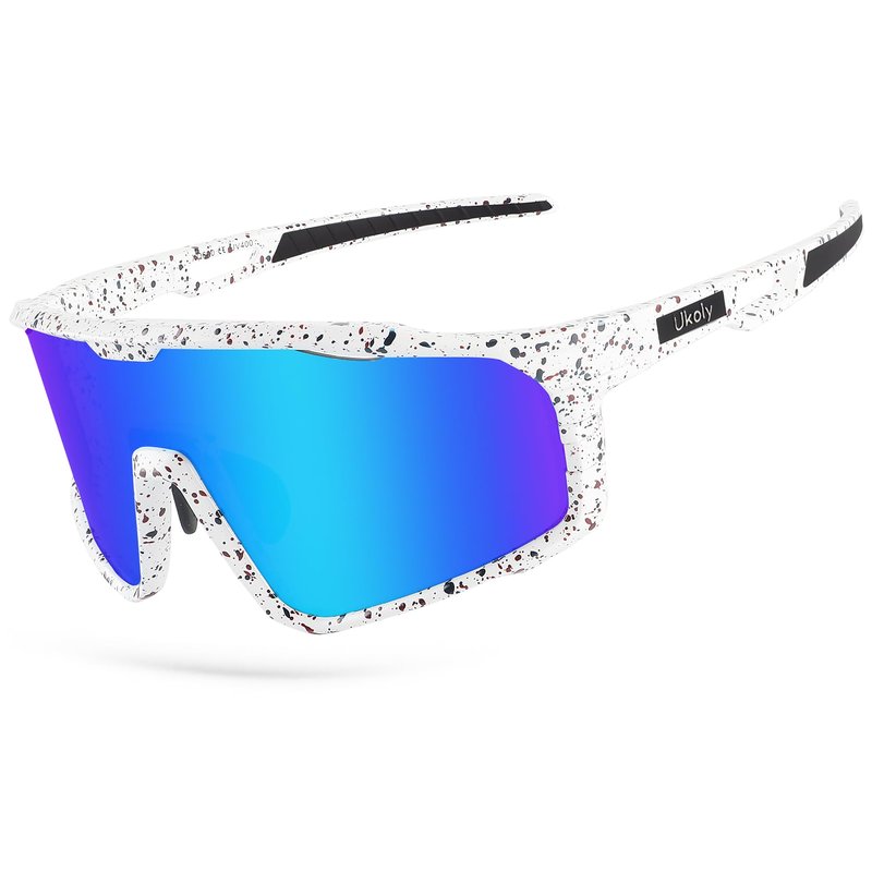 Ukoly Baseball/Running/Fishing Sunglasses Cycling Glasses For Men Women,Sport Sunglasses/Glasses HD Lens UV400 Protection TR90 Frame Windproof 620 WB