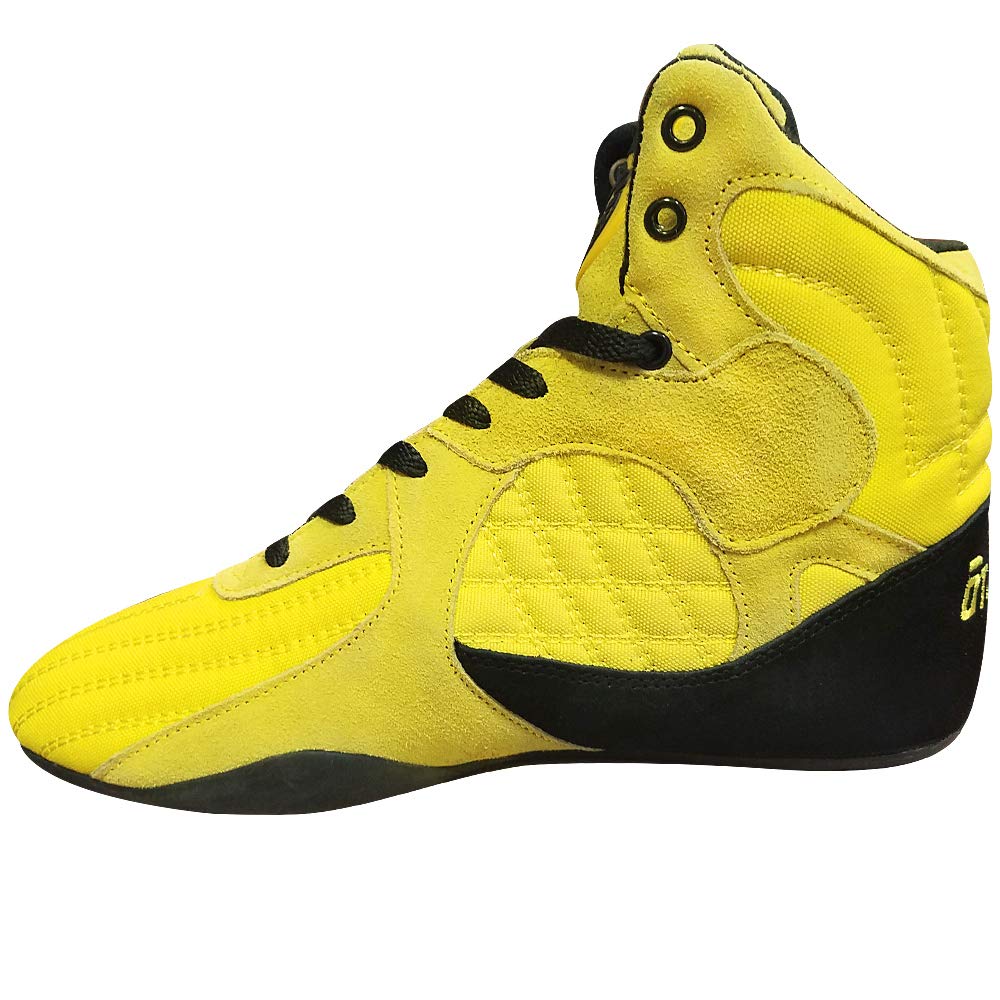 Otomix Men's Stingray Escape Bodybuilding Lifting MMA & Wrestling Shoes Yellow 9.5