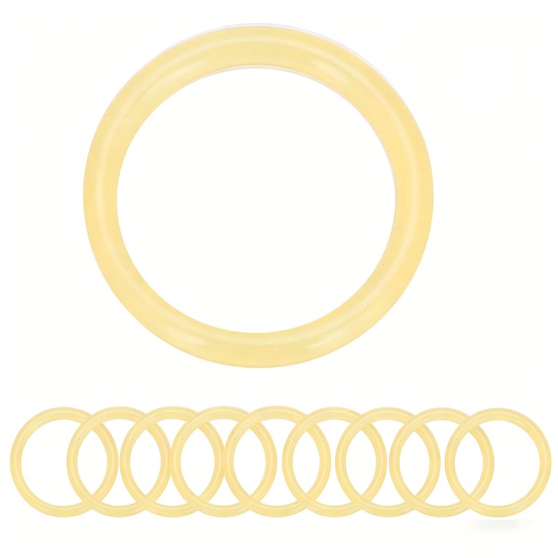 Polyurethane O-Rings, 10pcs 13.8, 1.9mm High Strength Polyurethane O-Rings for Paintball Gun CO2 Air Tank (Beige)