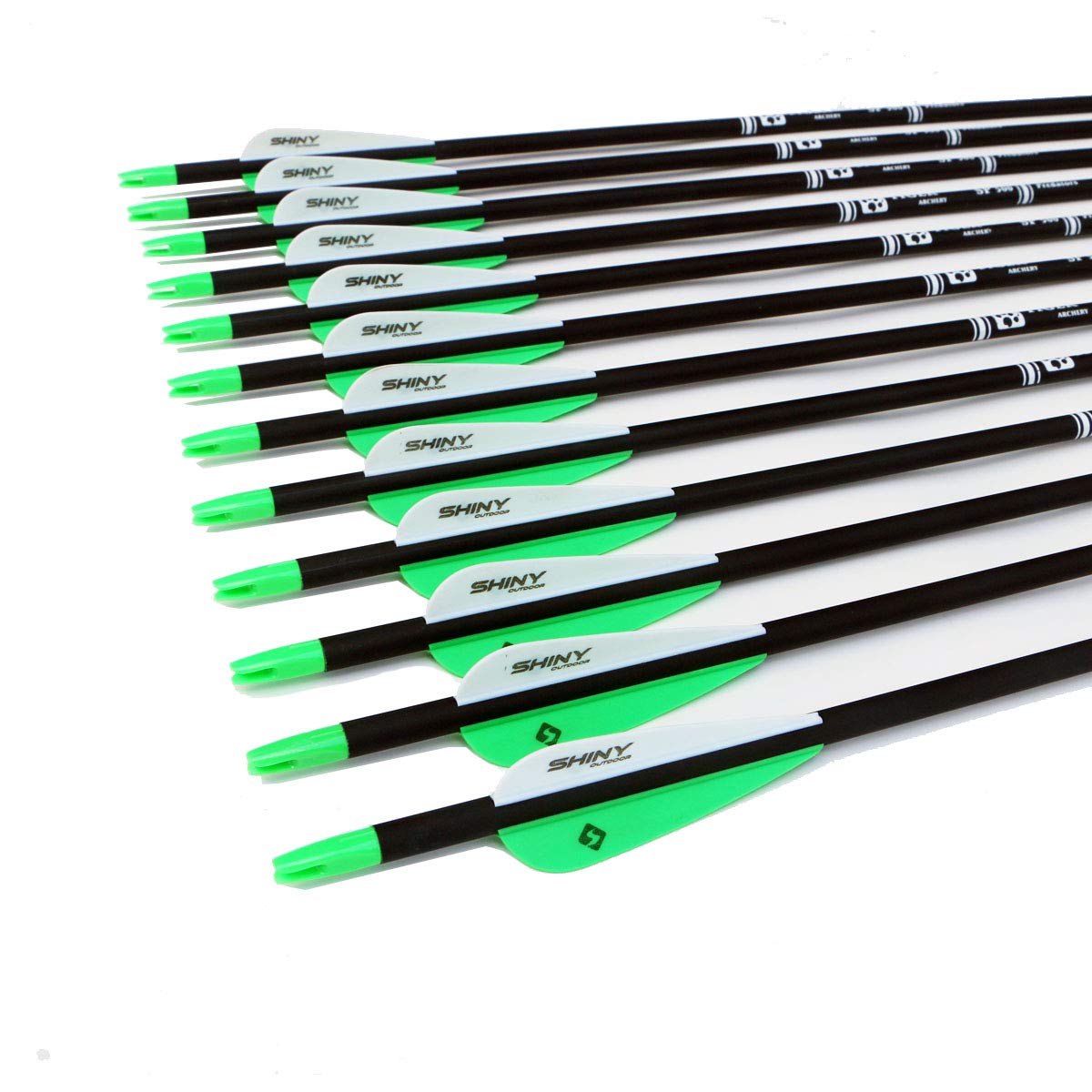TIGER ARCHERY 30" Carbon Arrows for Compound Recurve Bow Hunting Target