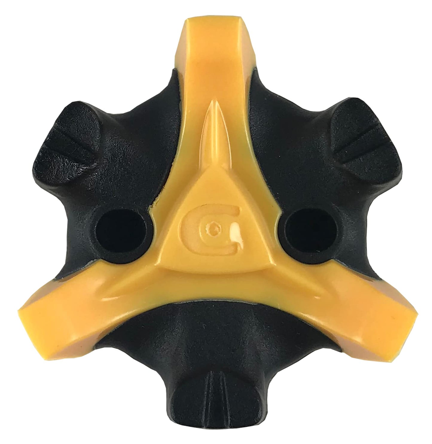 Champ unisex adult Fast Twist 3.0 Golf Cleats, Black/Yellow, Q-Lok US