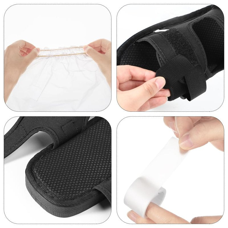 XGOPTS Post Op Shoe Broken Toe Open Walking Shoe Shoe Walking Boot Cast Boot Post-op Shoe for Broken Foot Adjustable Straps for Post Surgery Fractured Foot Ankle Injures Support