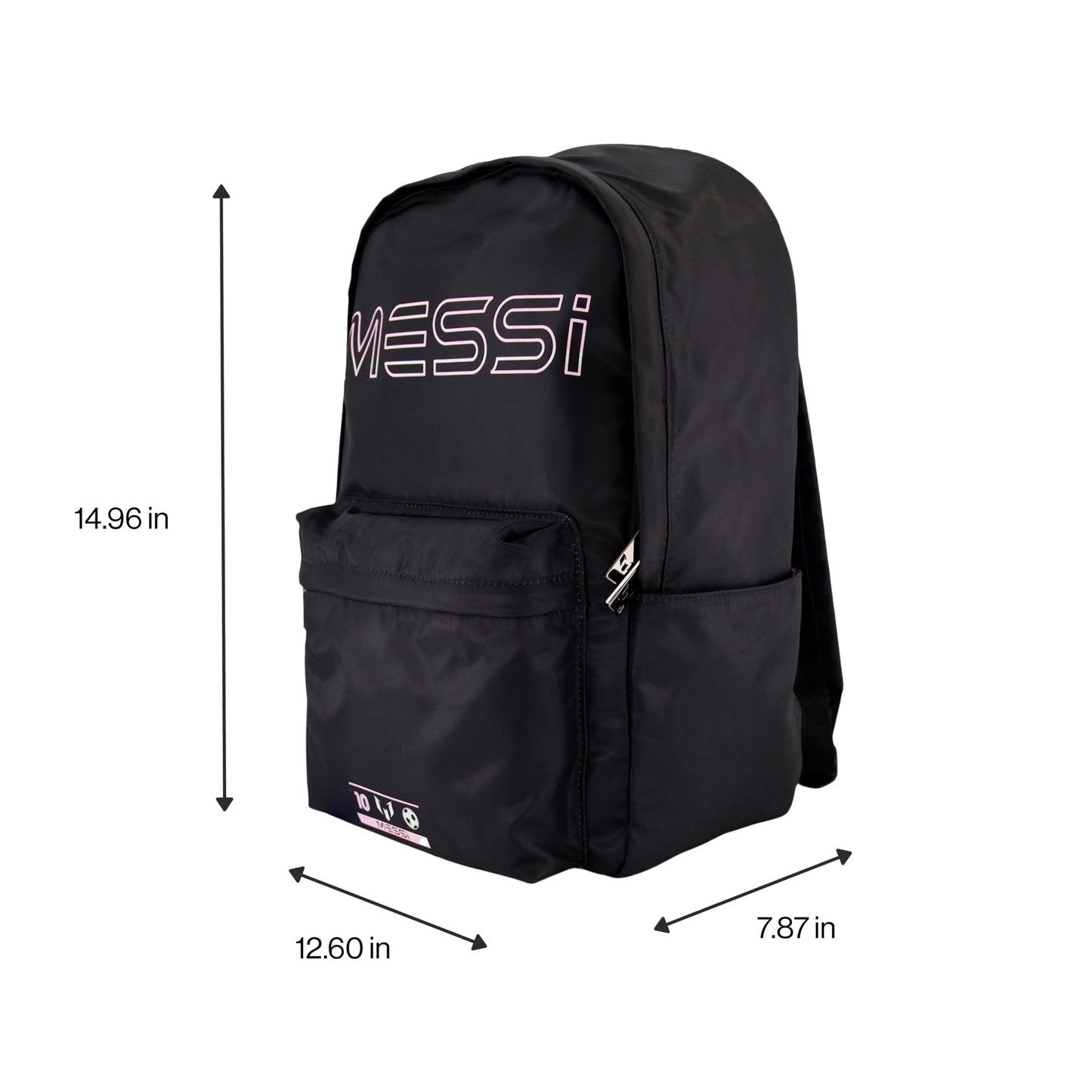 Messi Lifestyle Backpack, Bookbag with Pockets & Adjustable Straps